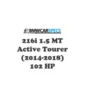BMW 216i 1.5 MT Active Tourer (2014-2018) 102 HP