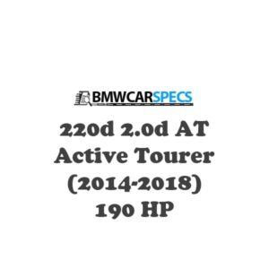 BMW 220d 2.0d AT Active Tourer (2014-2018) 190 HP