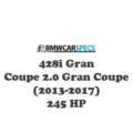 BMW 428i Gran Coupe 2.0 Gran Coupe (2013-2017) 245 HP