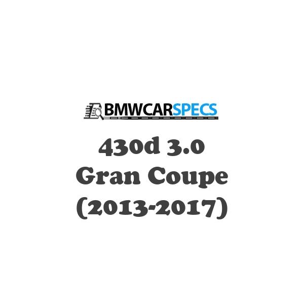 BMW 430d 3.0 Gran Coupe (2013-2017)