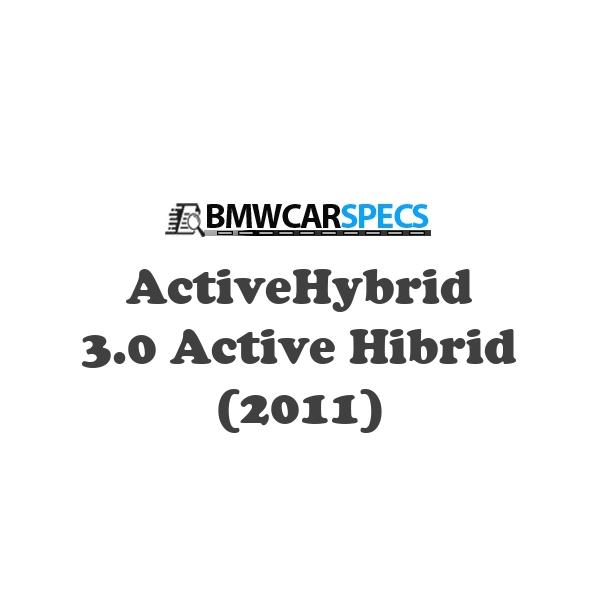BMW ActiveHybrid 3.0 Active Hibrid (2011)