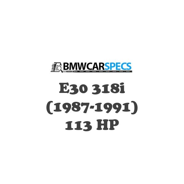 BMW E30 318i (1987-1991) 113 HP