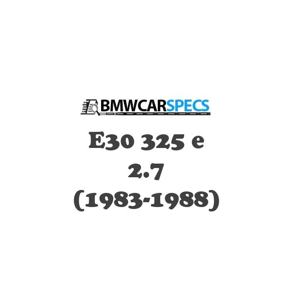 BMW E30 325 e 2.7 (1983-1988)