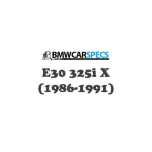 BMW E30 325i X (1986-1991)