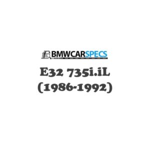 BMW E32 735i.iL (1986-1992)