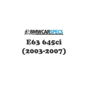 BMW E63 645ci (2003-2007)