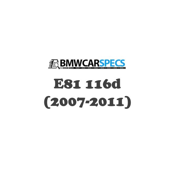 BMW E81 116d (2007-2011)
