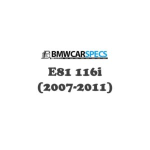 BMW E81 116i (2007-2011)