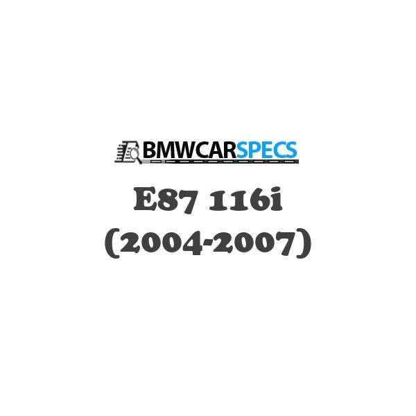 BMW E87 116i (2004-2007)