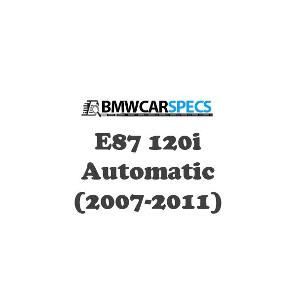 BMW E87 120i Automatic (2007-2011)