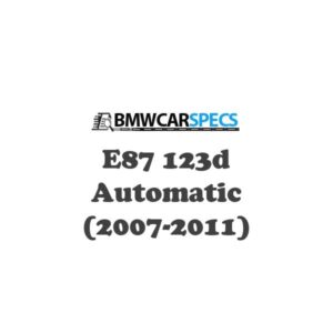 BMW E87 123d Automatic (2007-2011)