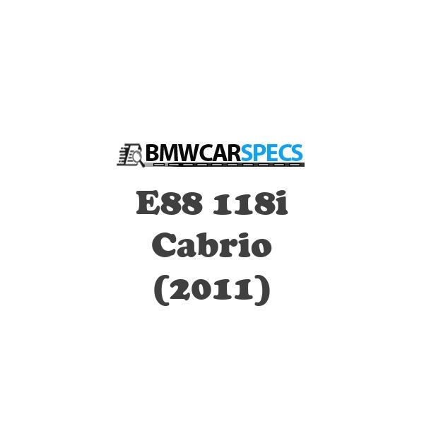 BMW E88 118i Cabrio (2011)