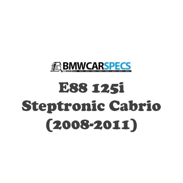 BMW E88 125i Steptronic Cabrio (2008-2011)
