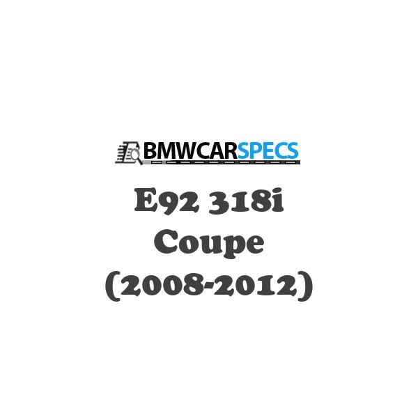 BMW E92 318i Coupe (2008-2012)