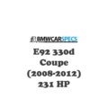 BMW E92 330d Coupe (2008-2012) 231 HP