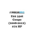 BMW E92 330i Coupe (2008-2012) 272 HP