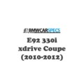 BMW E92 330i xdrive Coupe (2010-2012)