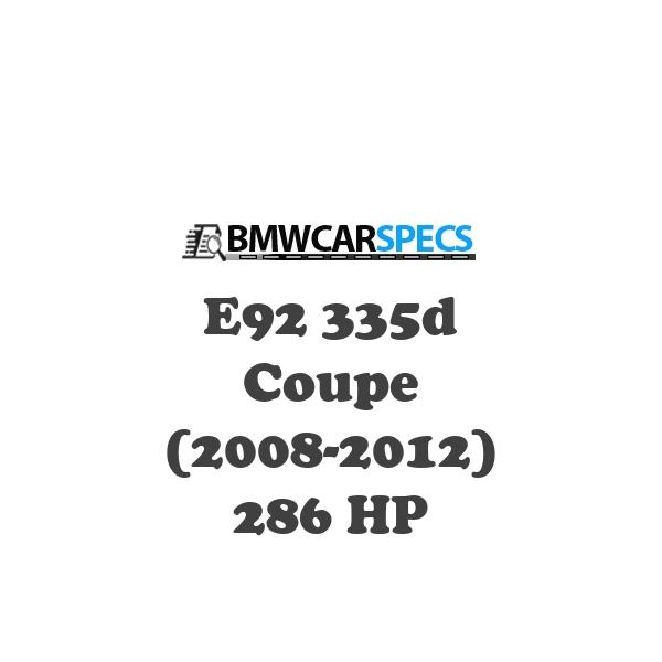 BMW E92 335d Coupe (2008-2012) 286 HP
