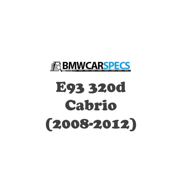BMW E93 320d Cabrio (2008-2012)
