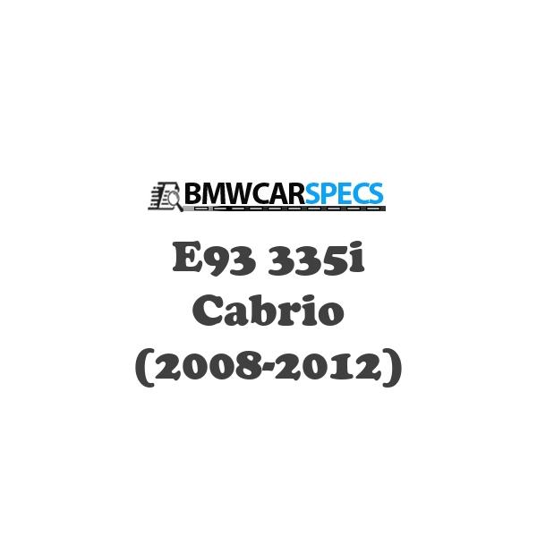 BMW E93 335i Cabrio (2008-2012)