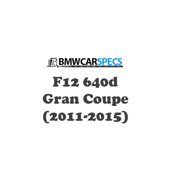 BMW F12 640d Gran Coupe (2011-2015)