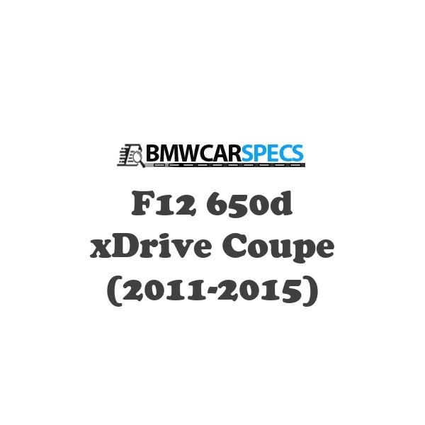 BMW F12 650d xDrive Coupe (2011-2015)