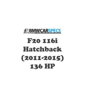 BMW F20 116i Hatchback (2011-2015) 136 HP