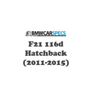 BMW F21 116d Hatchback (2011-2015)