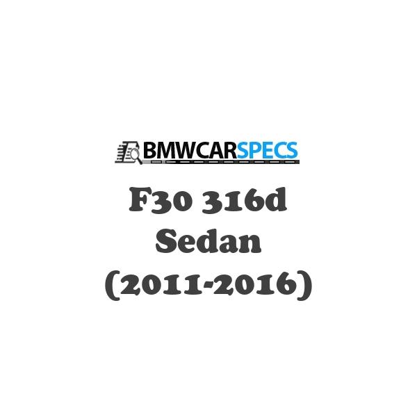 BMW F30 316d Sedan (2011-2016)