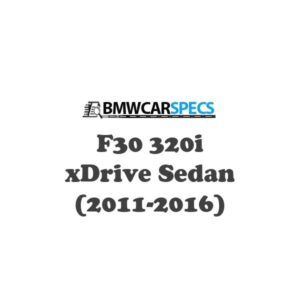 BMW F30 320i xDrive Sedan (2011-2016)