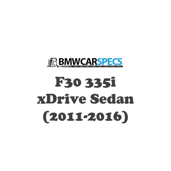 BMW F30 335i xDrive Sedan (2011-2016)