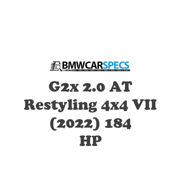 BMW G2x Restyling 2.0 AT 4×4 VII (2022) 184 HP