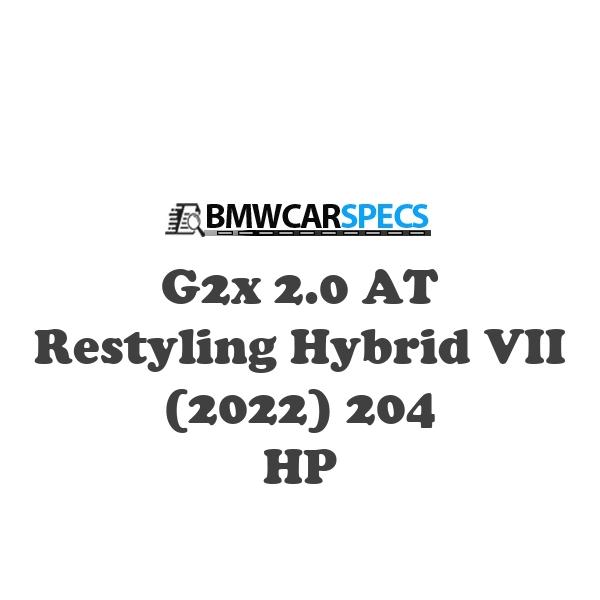 BMW G2x Restyling 2.0 AT Hybrid VII (2022) 204 HP