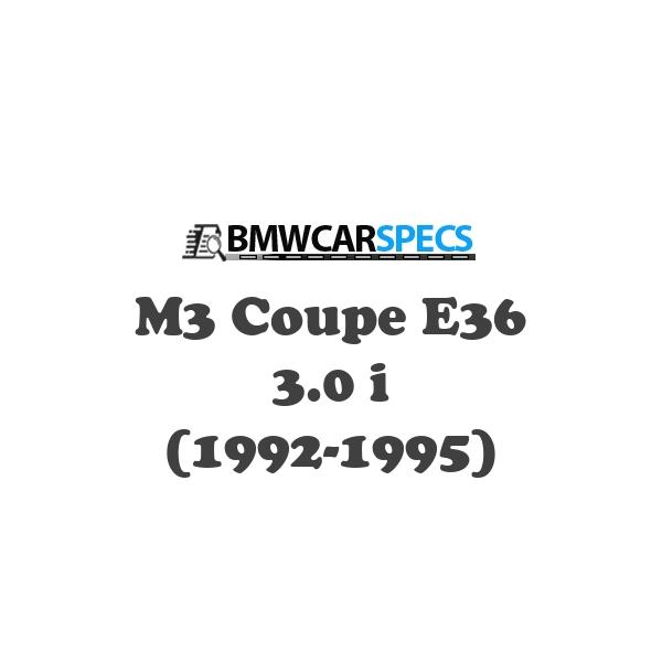 BMW M3 Coupe E36 3.0 i (1992-1995)