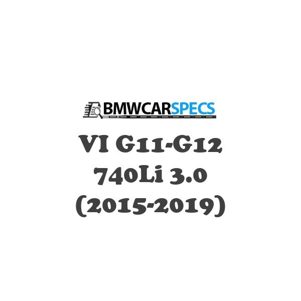 BMW VI G11-G12 740Li 3.0 (2015-2019)
