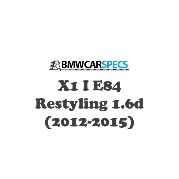 BMW X1 I E84 Restyling 1.6d (2012-2015)