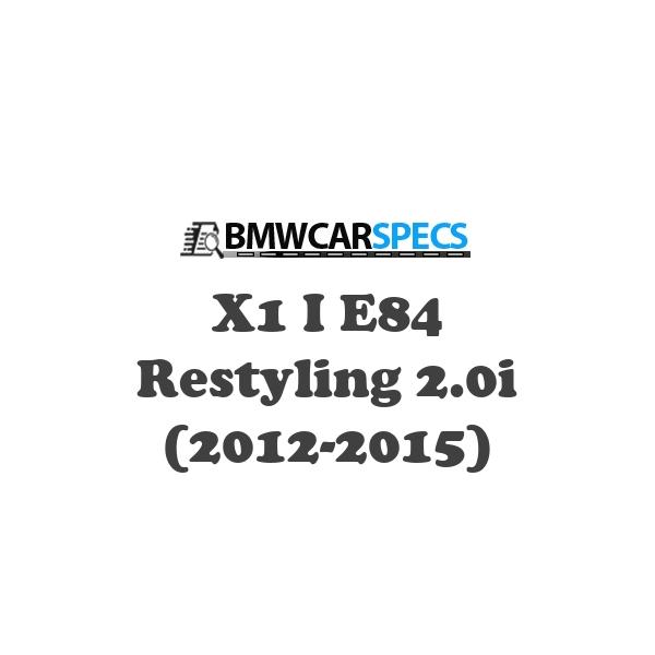 BMW X1 I E84 Restyling 2.0i (2012-2015)