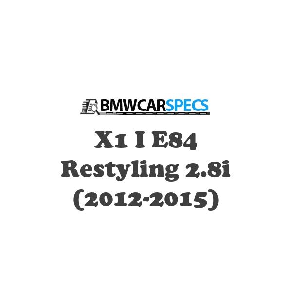 BMW X1 I E84 Restyling 2.8i (2012-2015)