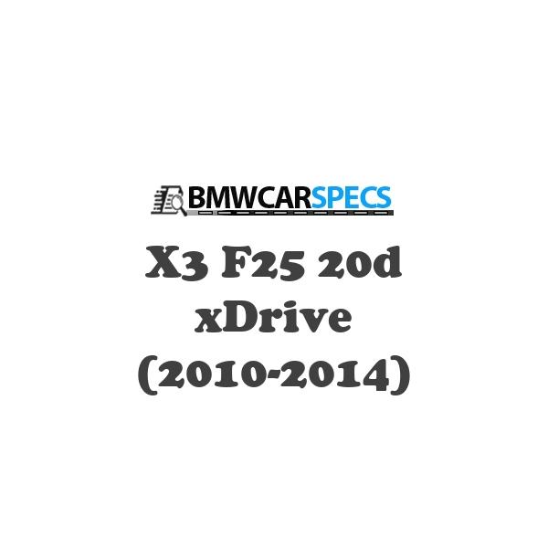 BMW X3 F25 xDrive 20d (2010-2014)