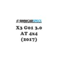 BMW X3 G01 3.0 AT 4×4 (2017)