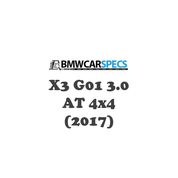 BMW X3 G01 3.0 AT 4×4 (2017)