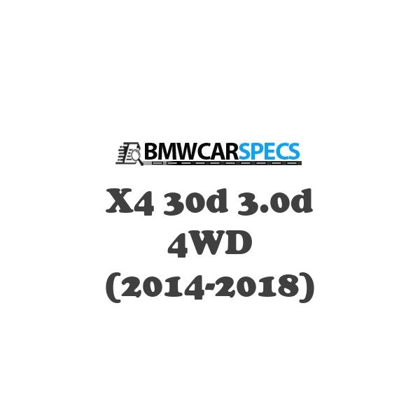 BMW X4 30d 3.0d 4WD (2014-2018)