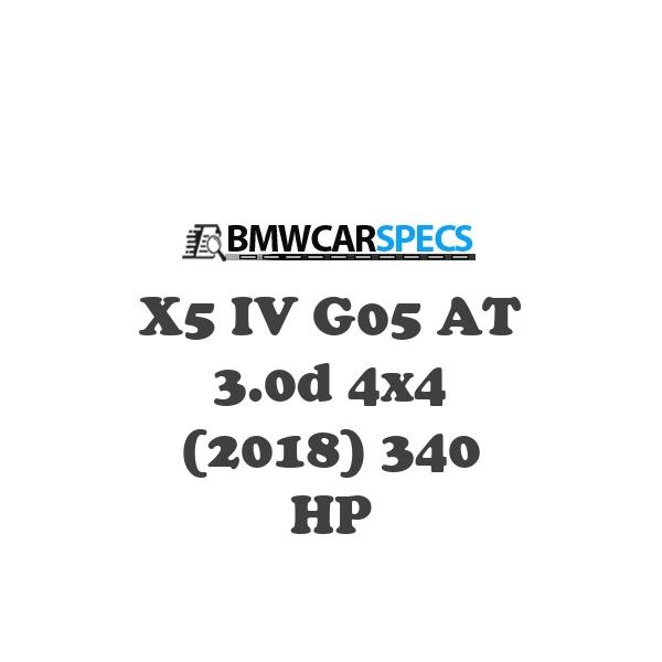 BMW X5 IV G05 3.0d AT 4×4 (2018) 340 HP