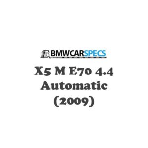 BMW X5 M E70 4.4 Automatic (2009)