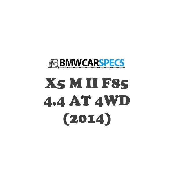 BMW X5 M II F85 4.4 AT 4WD (2014)