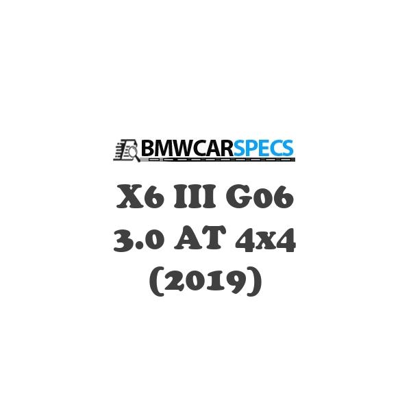 BMW X6 III G06 3.0 AT 4×4 (2019)