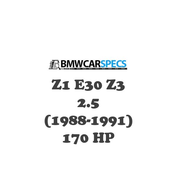 BMW Z1 E30 Z3 2.5 (1988-1991) 170 HP