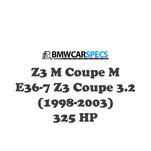 BMW Z3 M Coupe E36-7 Z3 M Coupe 3.2 (1998-2003) 325 HP