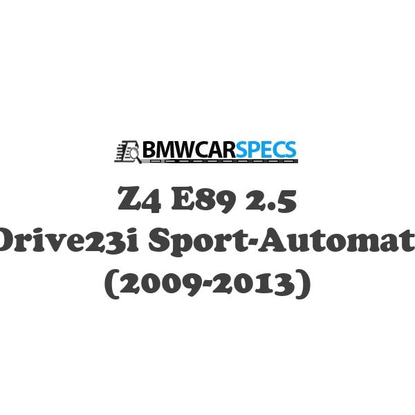 BMW Z4 E89 2.5 sDrive23i Sport-Automatic (2009-2013)
