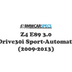 BMW Z4 E89 3.0 sDrive30i Sport-Automatic (2009-2013)